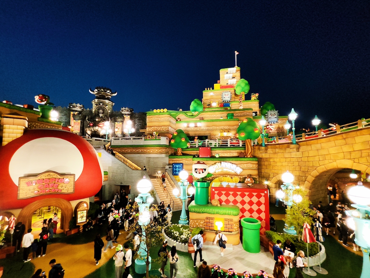 USJ马里奥园区夜景