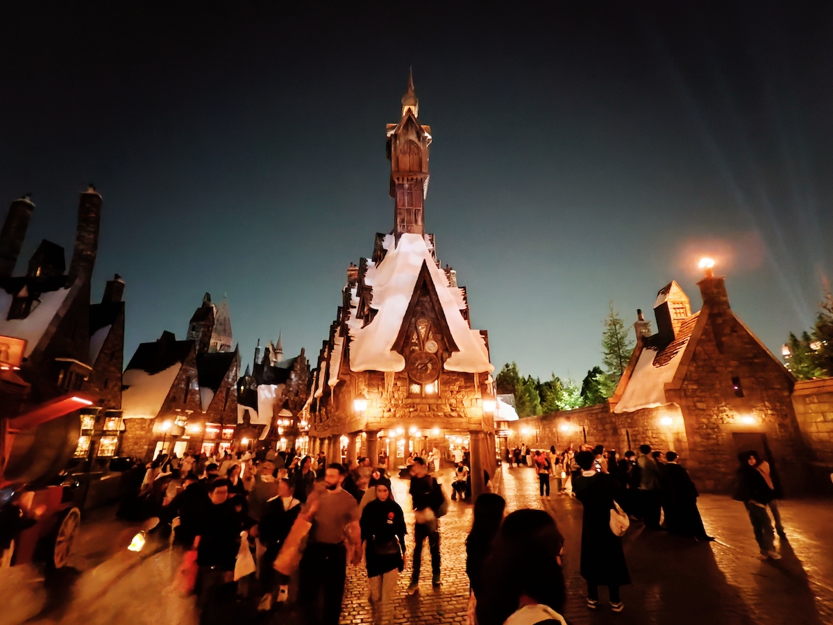 USJ哈利波特区夜景